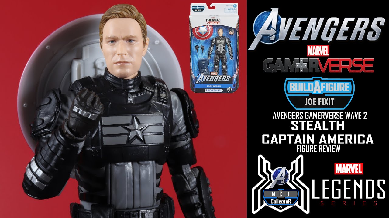 Marvel Legends STEALTH CAPTAIN AMERICA Avengers GamerVerse Joe Fixit BAF Wave Figure Review