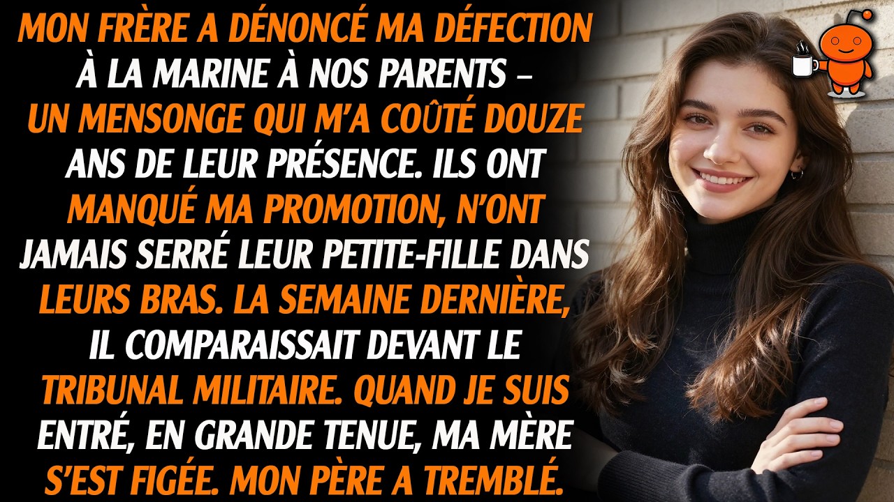 Mes parents croyaient que j'avais quitté la marine, jusqu'à ce qu'ils me voient au tribunal, en...