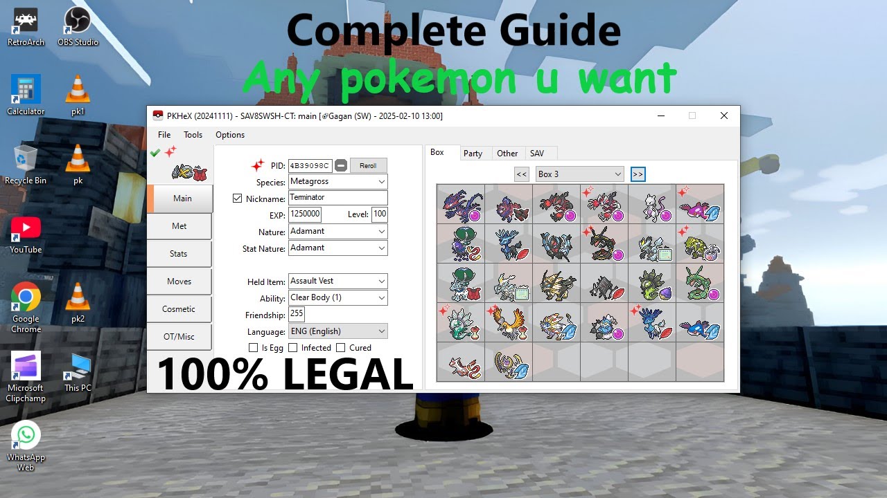 How to Create Legal Pokémon Using PKHeX | Step-by-Step Guide 