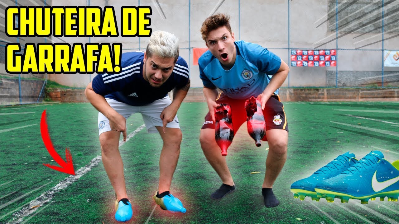FIZ UMA CHUTEIRA DE COCA-COLA!! ( garrafa de plástico )