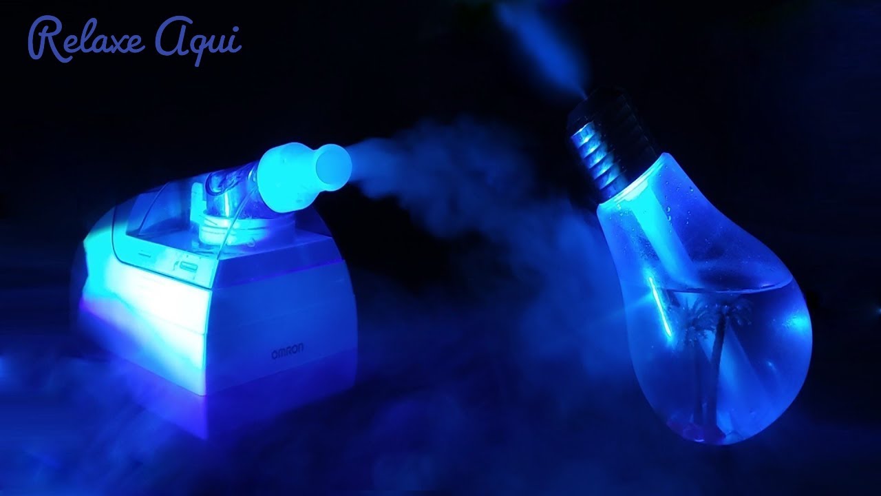 💤ASMR: Lâmpada Umidficadora, Inalador e Chuva fraca 💤 | O Melhor Ruído Branco para Meditar e Relaxar