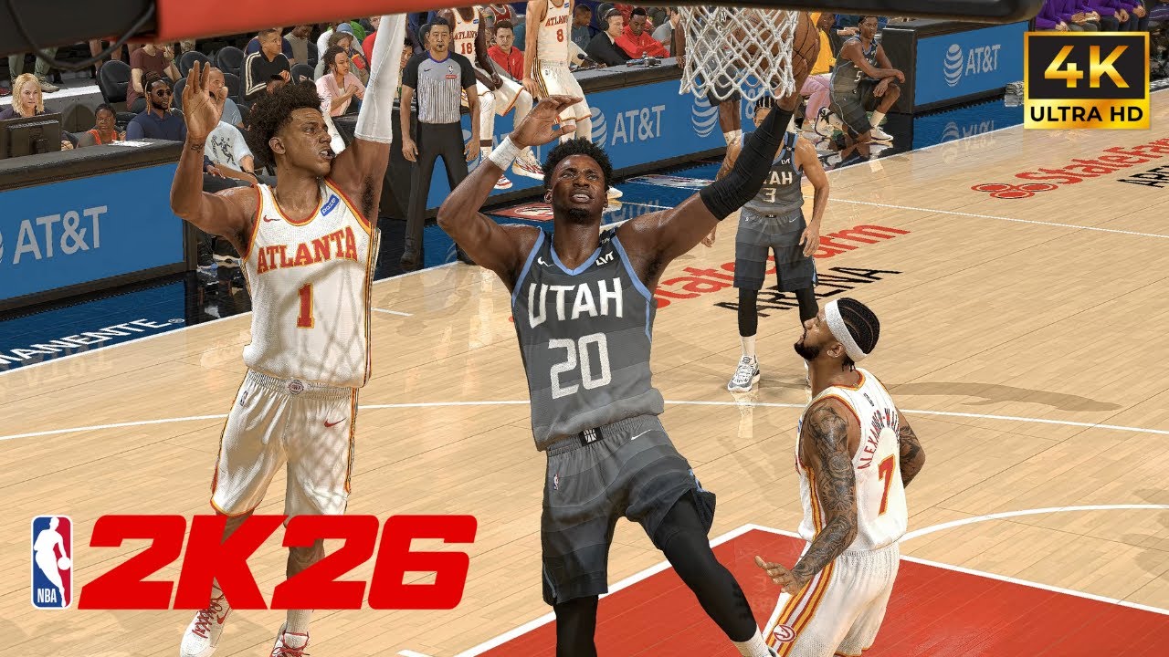 JJJ JAZZ DEBUT! 🎷 All-Star Jalen Johnson | Hawks vs. Jazz 😱 | NBA 2K26 Sim (Feb ) 4K Ultra Realistic