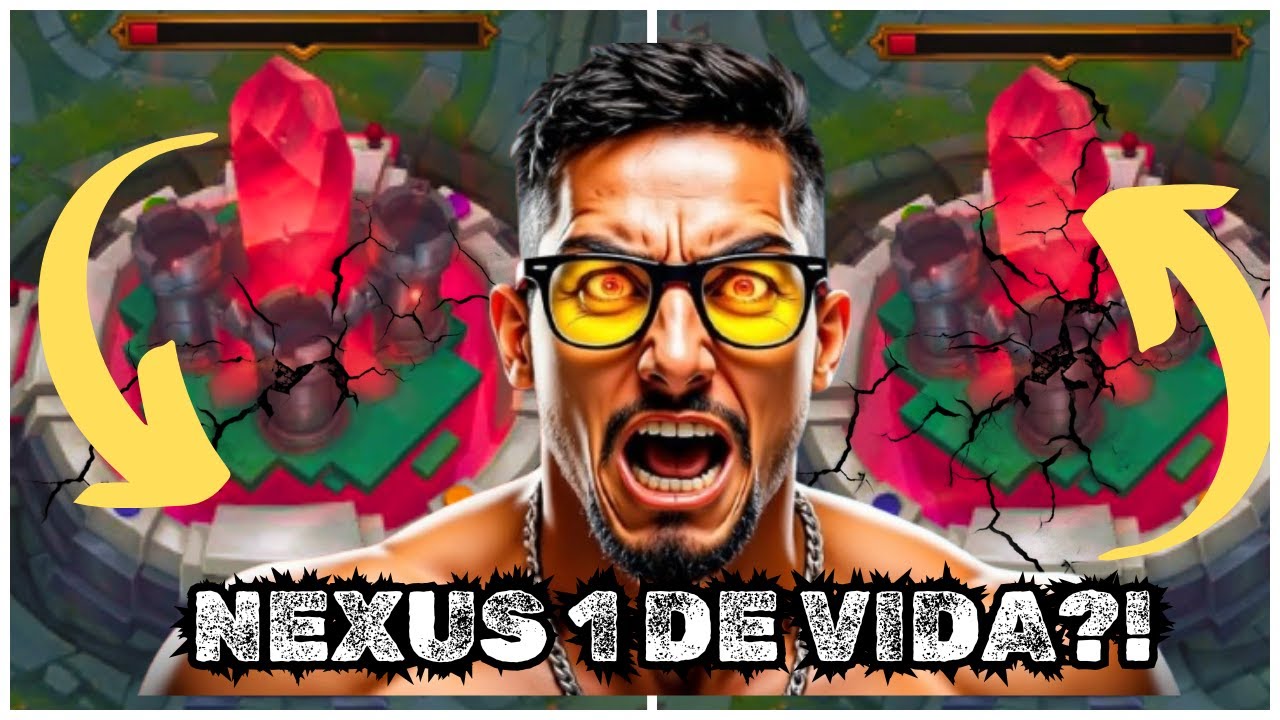 Fui Falador e Quase Passei Mal! 😨 Quase Perdi com o Nexus 1 de Vida! | LOL Epic Comeback"