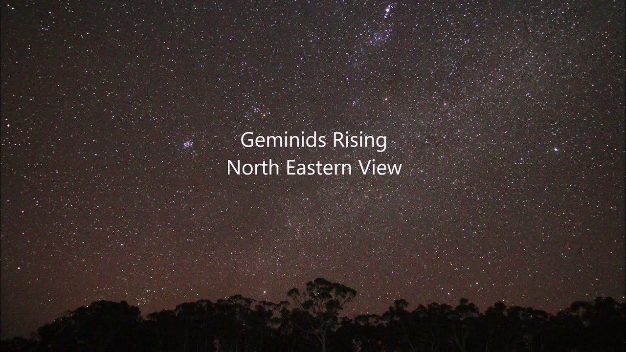 Wide field waiting for Geminids - 13/12/2020