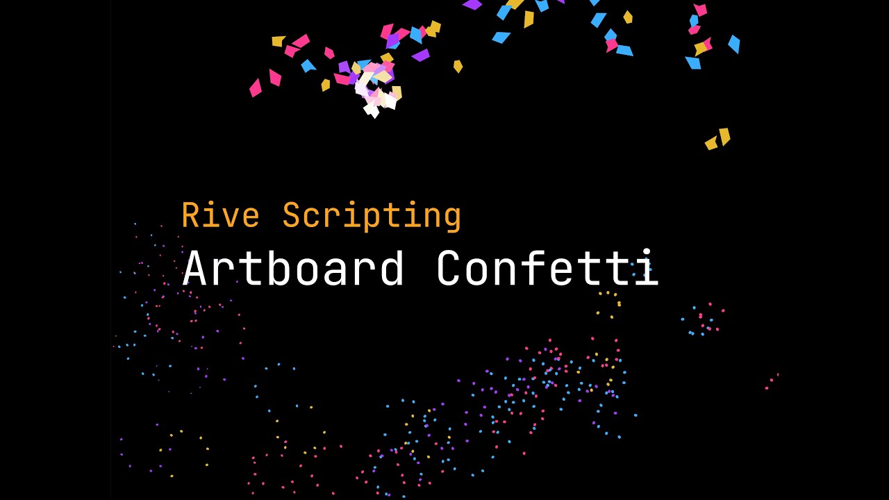 Rive Scripting: Как использовать собственное искусство в качестве конфетти