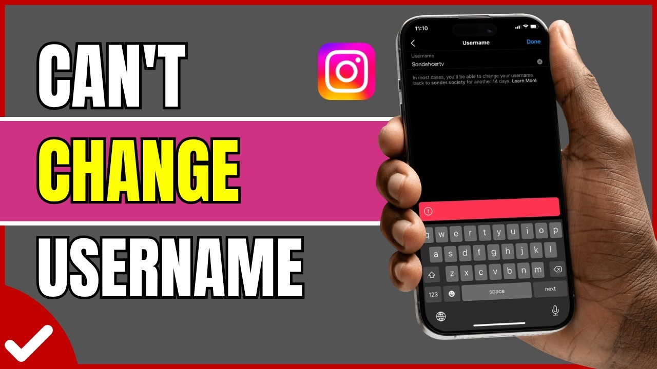 How To Fix Instagram Username Cannot Change (2026) | Username Change Not Working