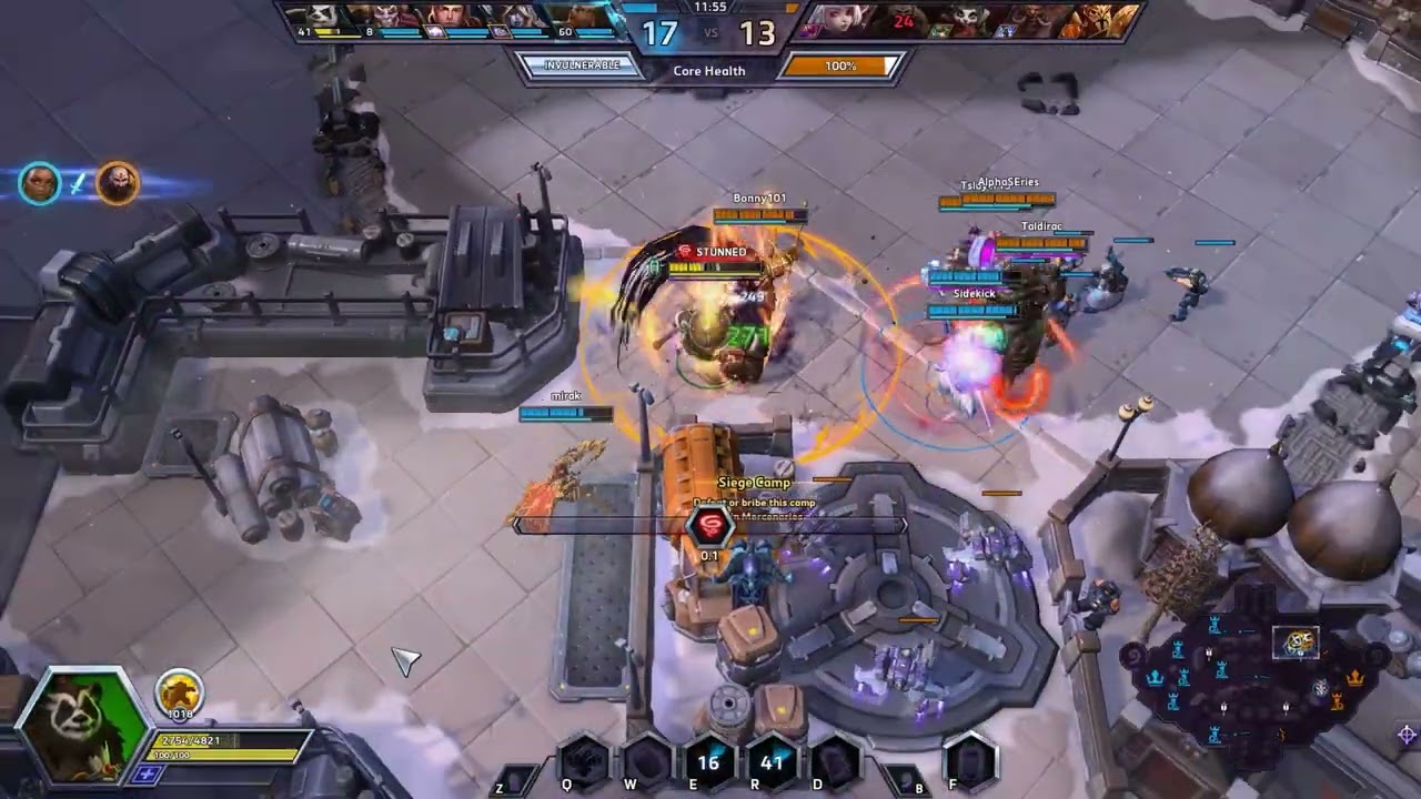 A Spread of Heroes of the Storm Gameplay
