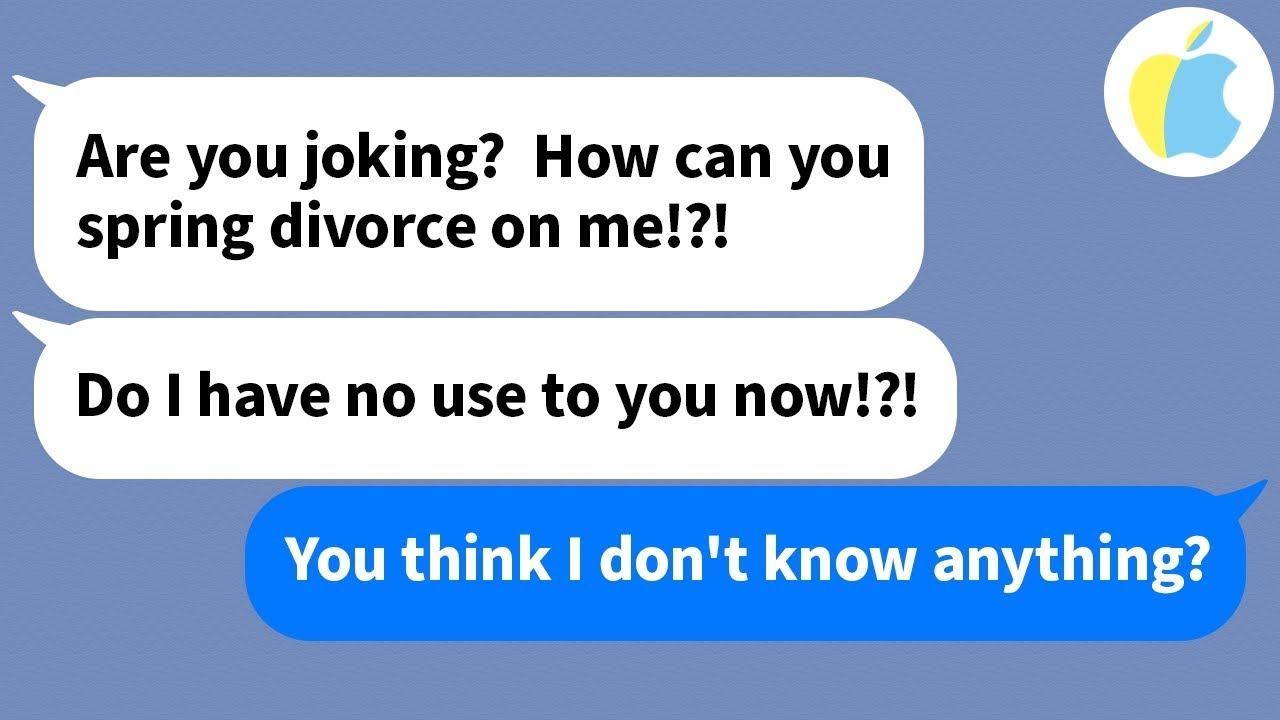【Apple】My husband called me heartless when I divorced him the moment I found out he lost his job