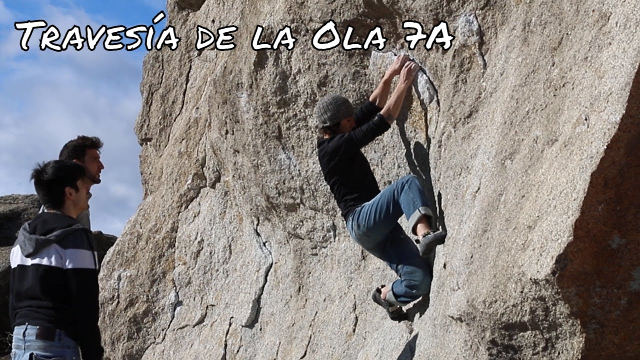 Travesía de la Ola 7A | Boulder Zarzalejo | Sector la Pradera