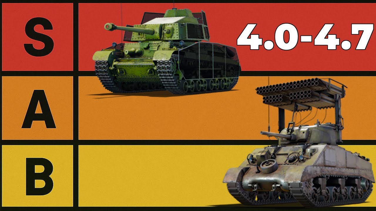 Ranking EVERY Medium Tank in War Thunder - Part 3 - (4.0-4.7)