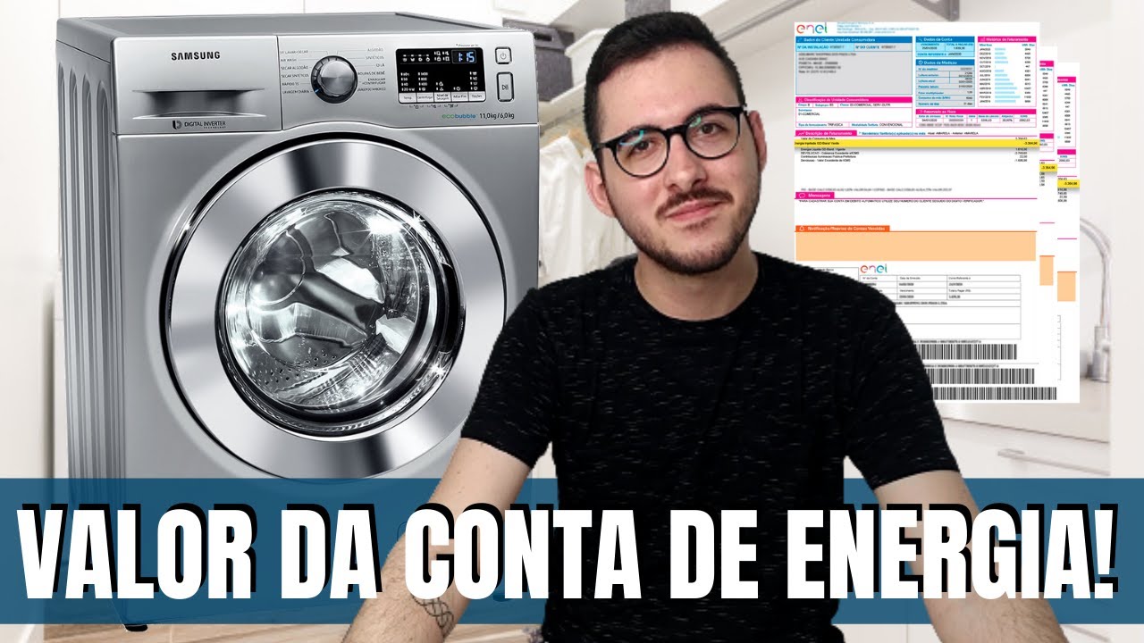 CUSTOS MENSAIS E PRODUTOS DA LAVA E SECA SAMSUNG ECO BUBBLE 11KG