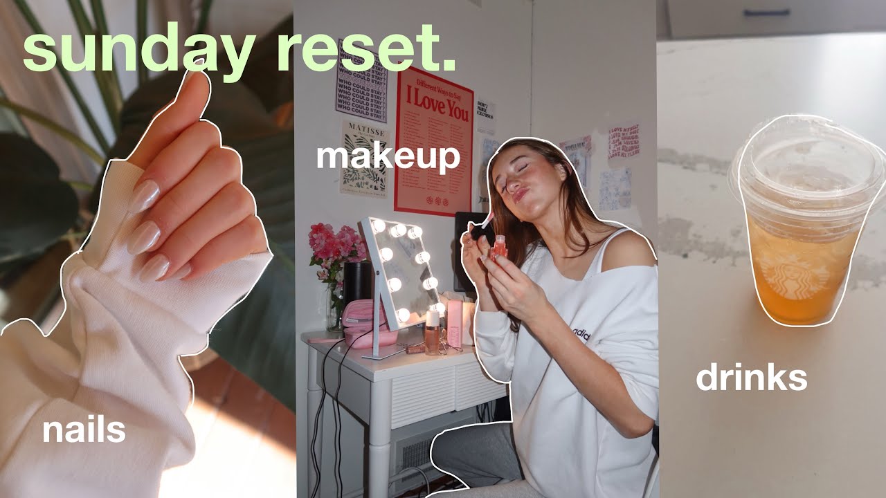 VLOG: sunday reset 🛁🧺🧴*cleaning, food, makeup, talking*