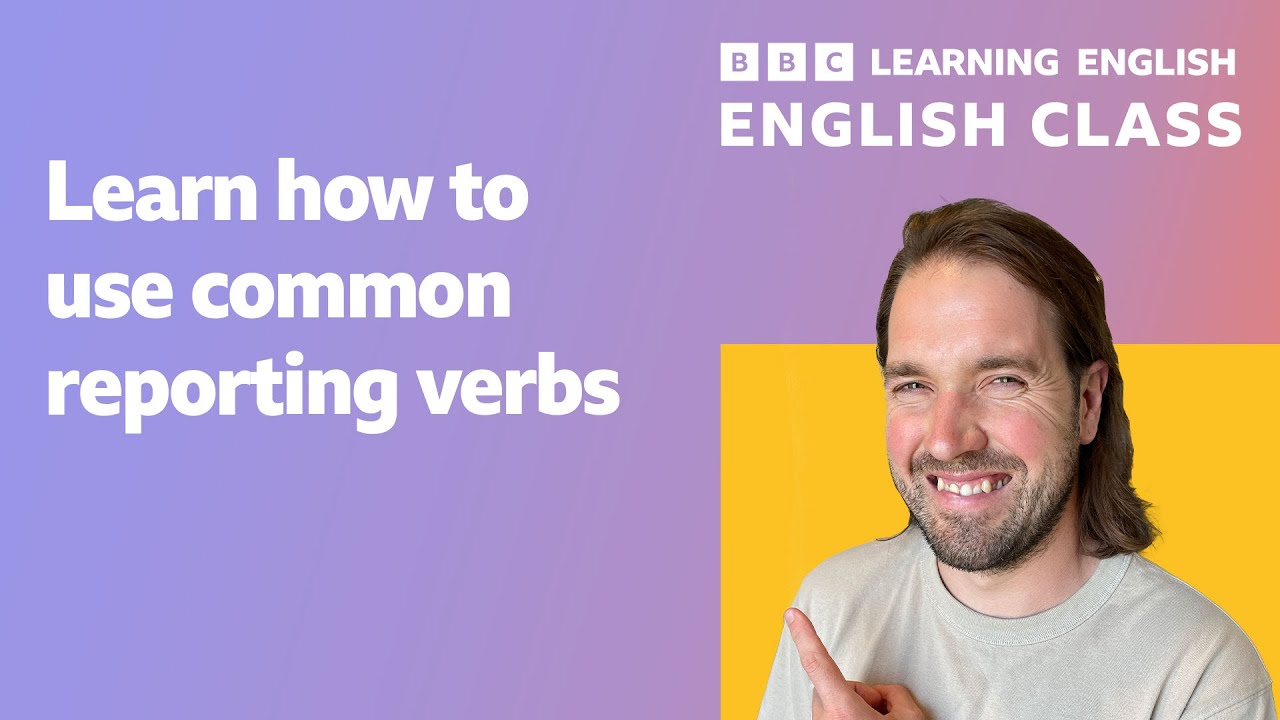 Live English Class: Common reporting verbs