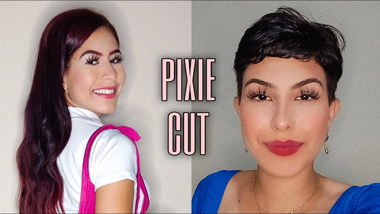 PIXIE CUT (Cabelo curto feminino) Em casa!