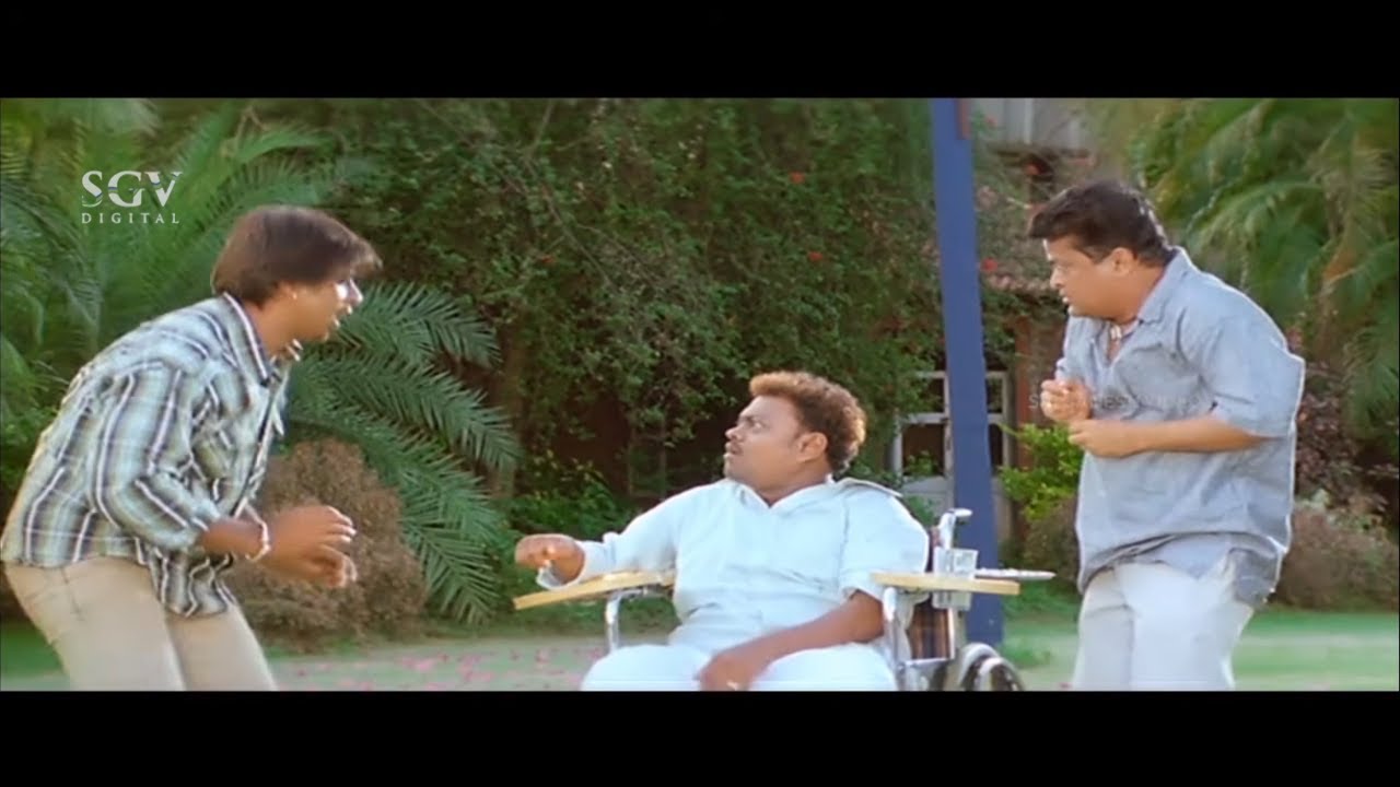 ಏನ್ ಕುಂಡಿ ಕೆರೀತಾ ಇದ್ದೀಯ… Handicap Sadhu Kokila Back To Back Comedy Scenes | Kanteerava Kannada Movie