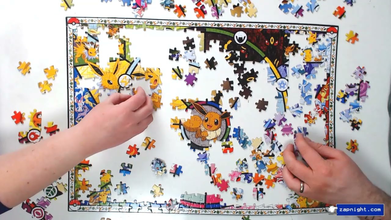 500 Piece Pokemon Eeveelution Jigsaw Puzzle