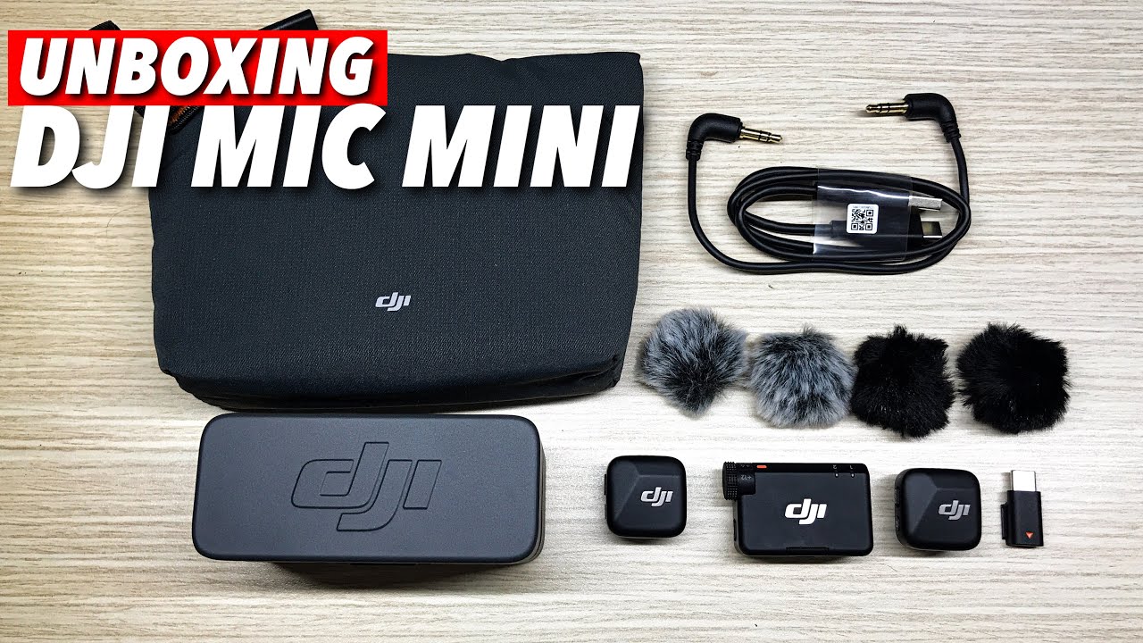 UNBOXING DJI MIC MINI 2 TX + 1 RX + CHARGING CASE‼️