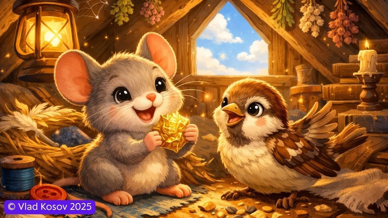 🐭🐦 Как мышка Соня встретила друга | Добрые Сказки о Животных Для Детей