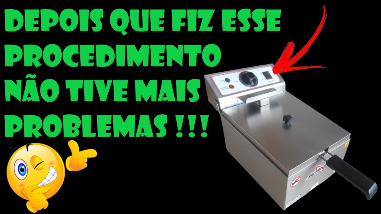 Fritadeira Elétrica, Problema no Botão Liga Desliga Veja Como Resolvi ! 12 06 2018