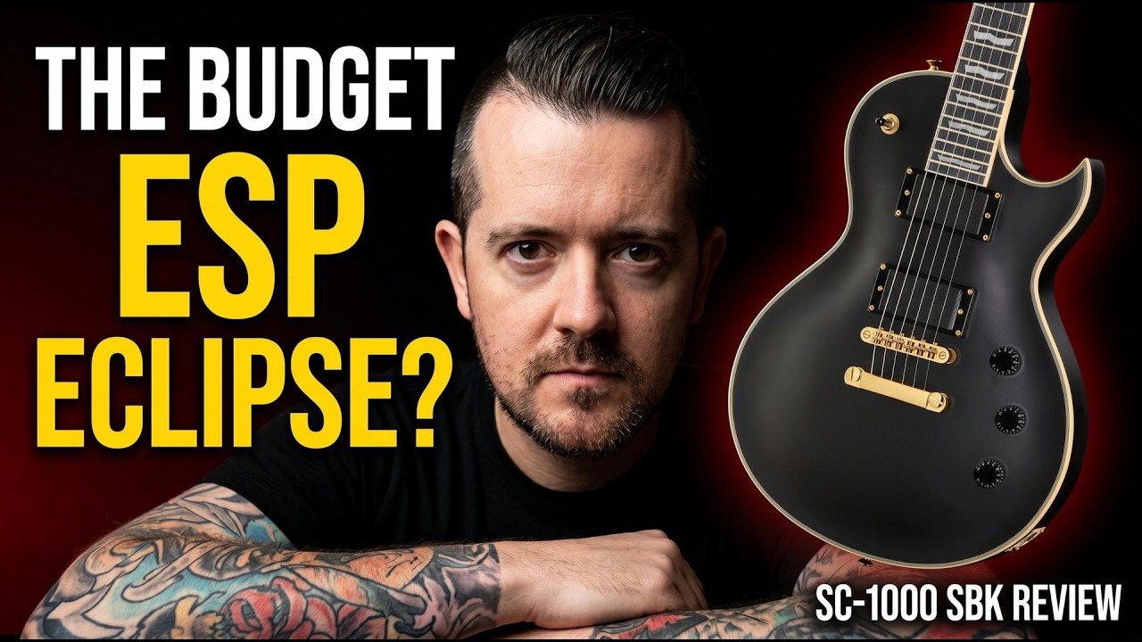 Harley Benton SC-1000 SBK – ESP Eclipse Vibes for Cheap!
