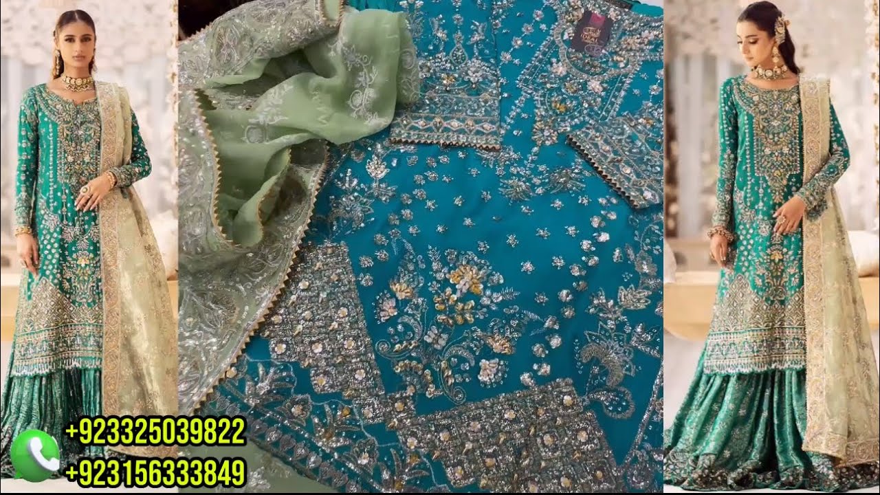 EXCITING NEWS! 🎉 Aik Atelier most demanded Gharara designs are RESTOCKED! Ideal boutique Rawalpind