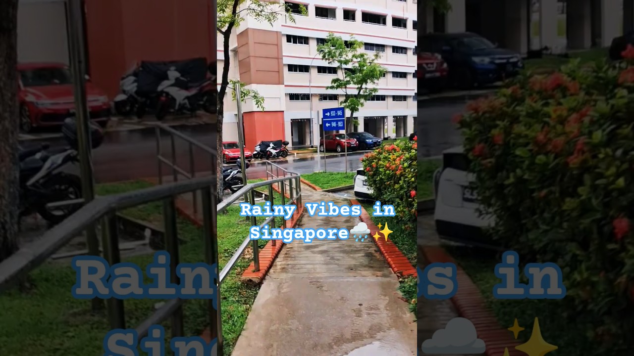 Rainy Vibes in Singapore 🌧️✨#shorts #shortsfeed #trending #trendingshorts #viralshorts #singapore