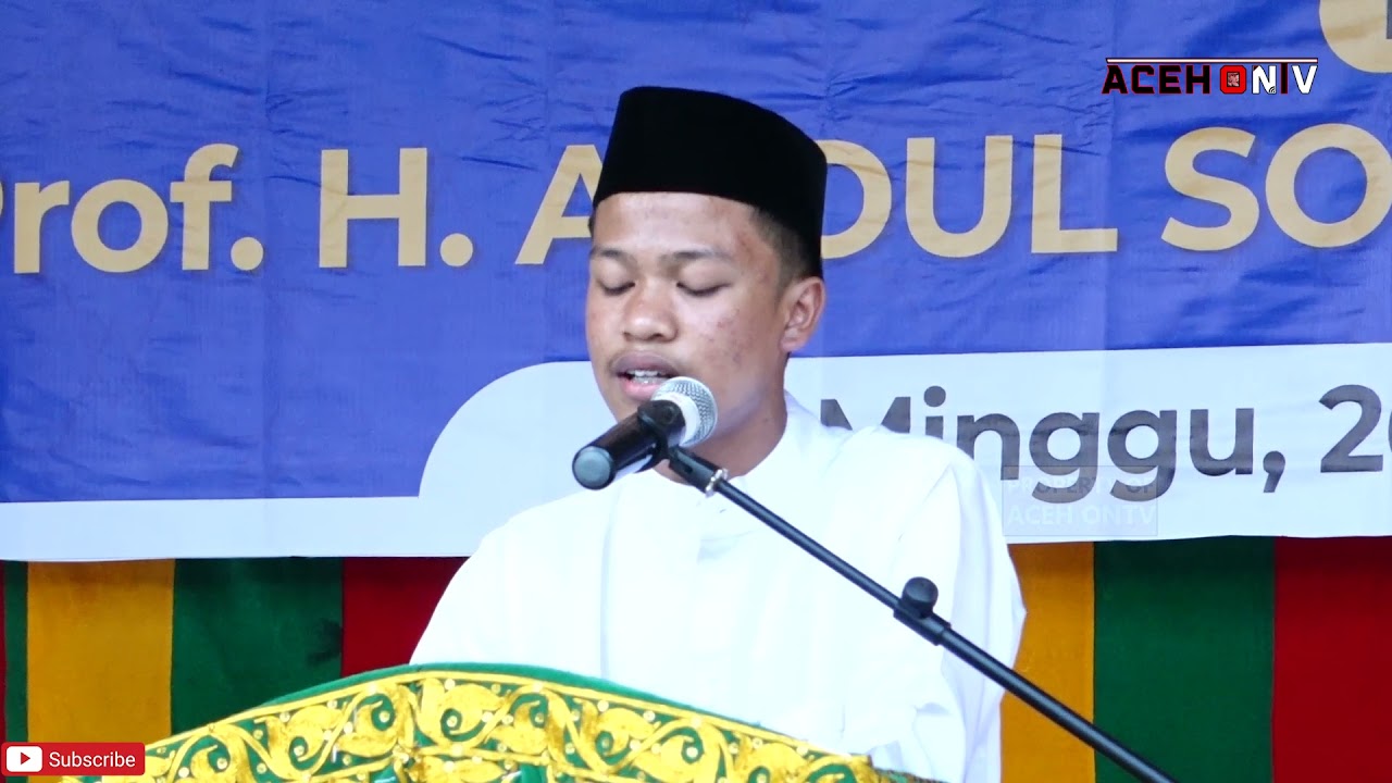SUARA MERDU SANTRI RIAB | ACEH BESAR | RUHUL ISLAM ANAK BANGSA
