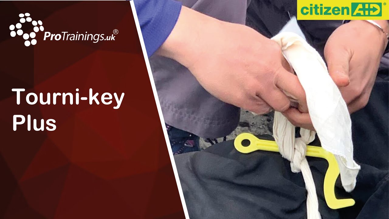 Tourni-key Plus - low cost effective tourniquet for catastrophic limb bleeds, must have for anyone
