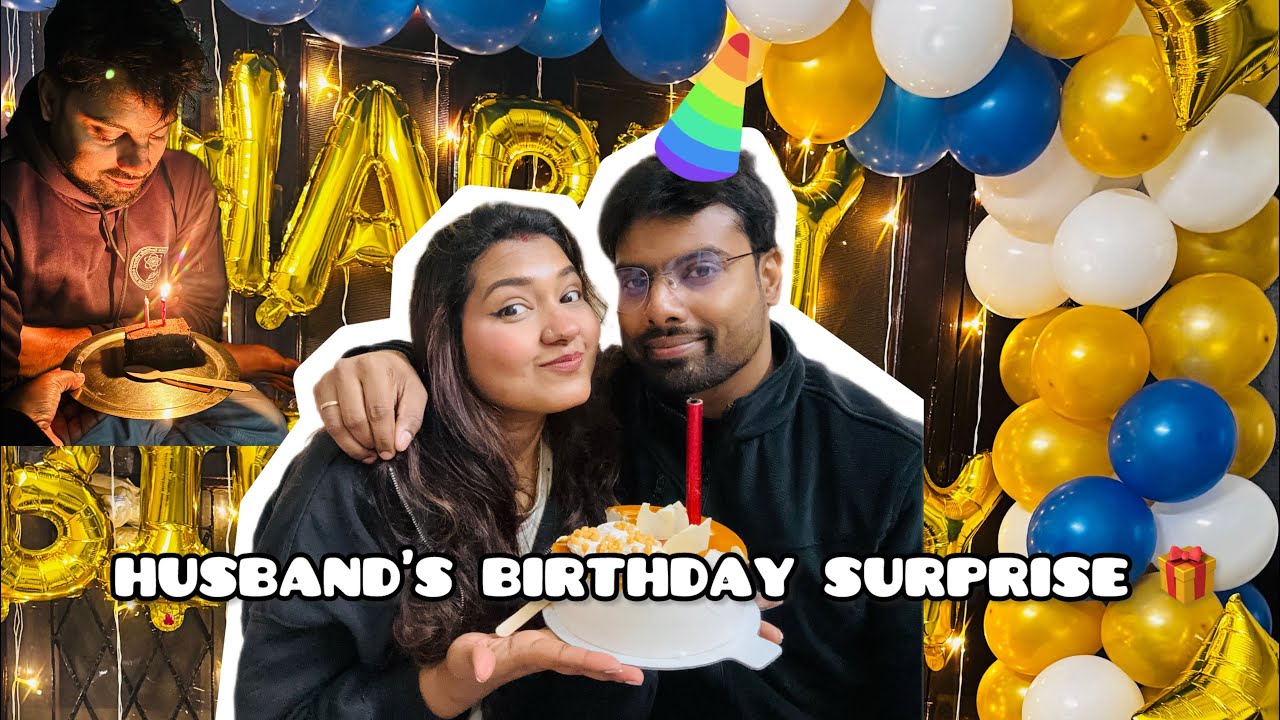 Surprising My Husband on His Birthday 🎁 || Best Reaction Ever