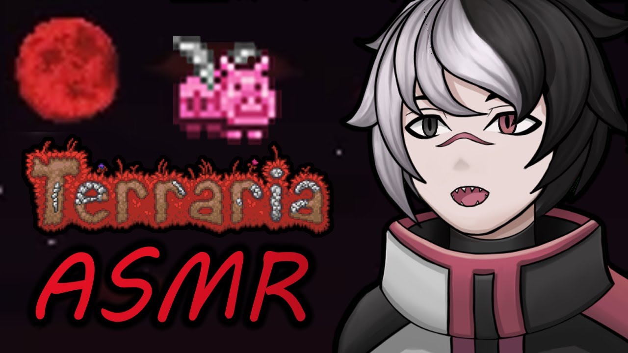 ASMR po polsku, Terraria-Dwa Nowe Zwierzaki i walka z bossem [PL][VTUBER]