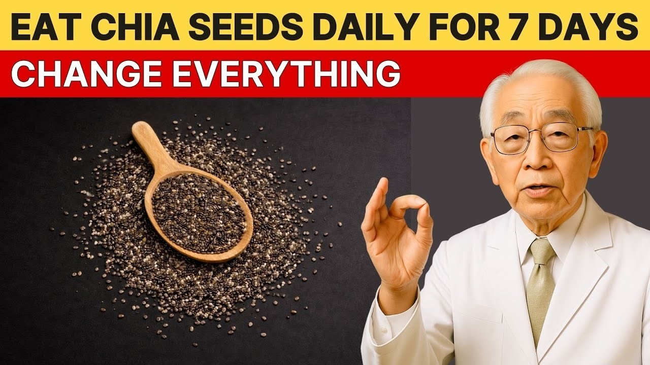 Japan’s Oldest Doctor  Eat Chia Seeds Daily for 7 Days   This Happens not what you think
