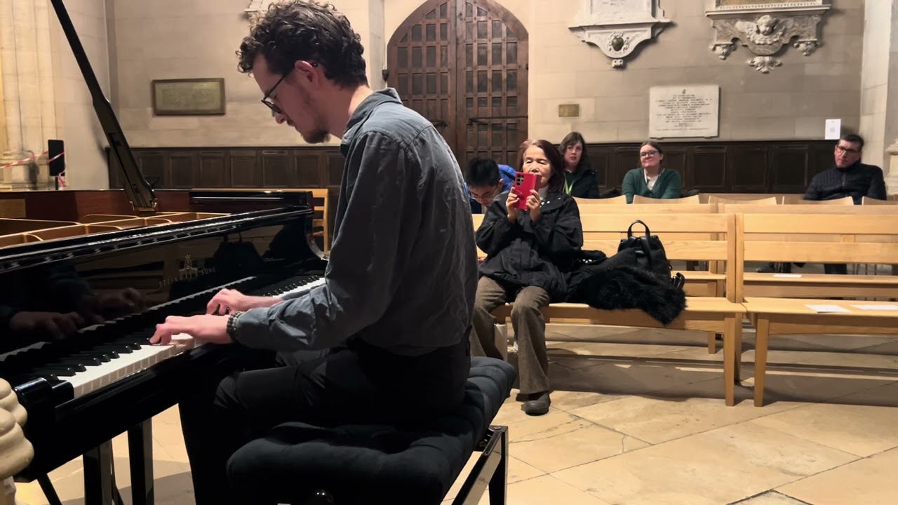 Butterfly & Barcarolle by Lubomyr Melnyk, live in Magdalen College, Oxford