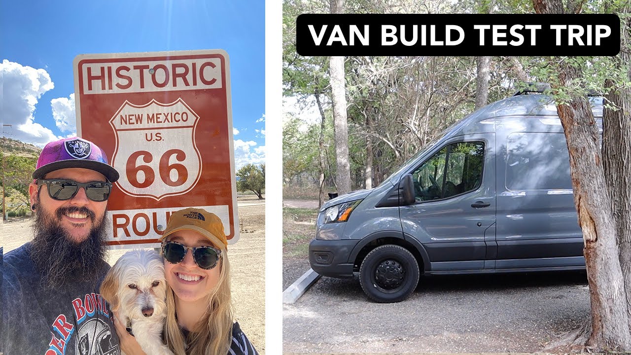 Van Life: California to Texas | First Trip in Our 2021 Ford Transit Van Build!