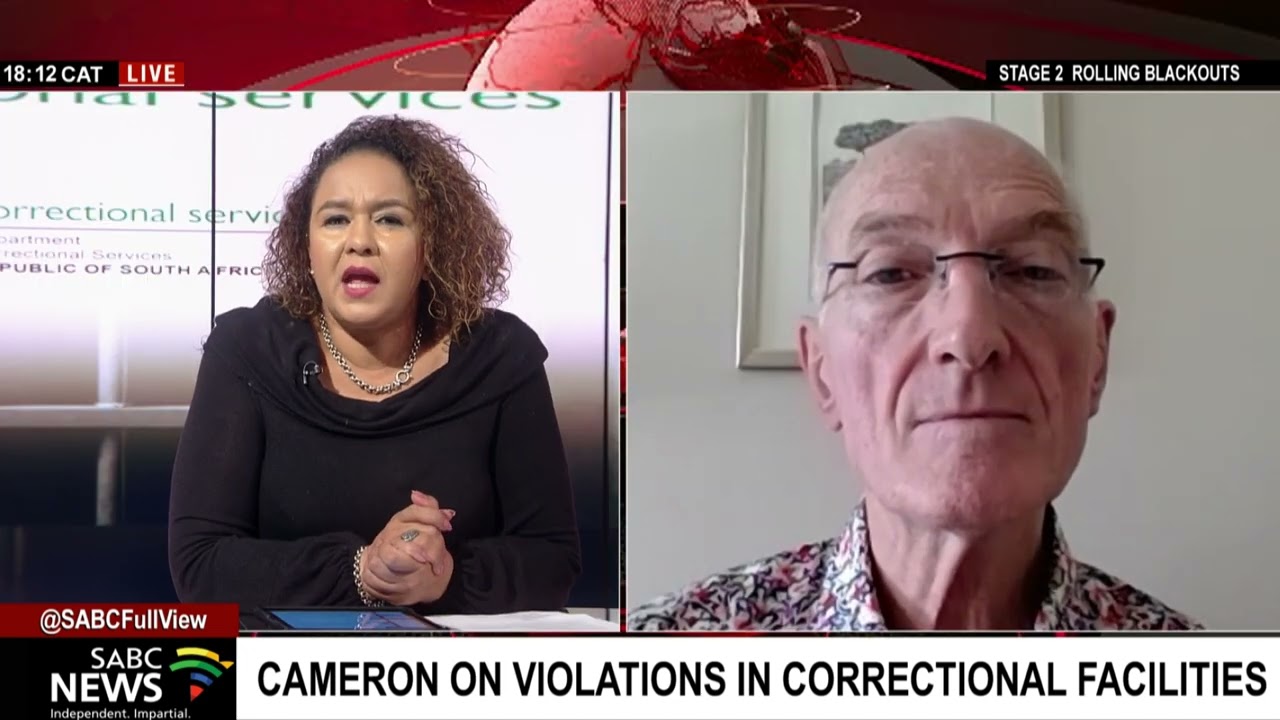 Judge Edwin Cameron on violations in correctional facilities