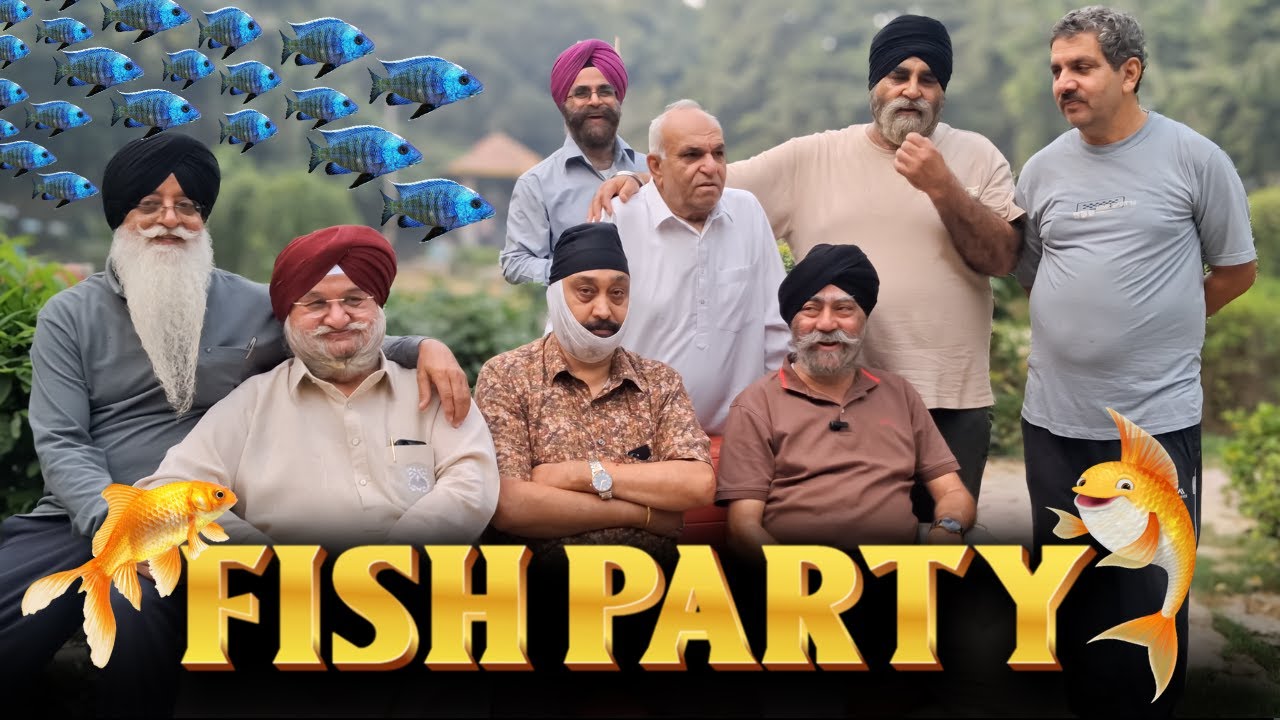 Fish Party hosted by Parvinder Jit Singh Gandhi ji🐟🐠