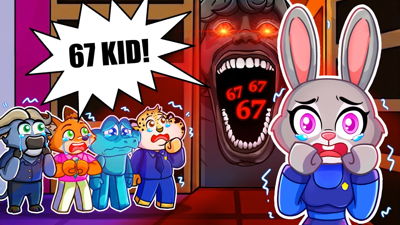 The 67 KID is HUNTING Judy Hopps' 5 Children in Roblox! | ZOOTOPIA 2