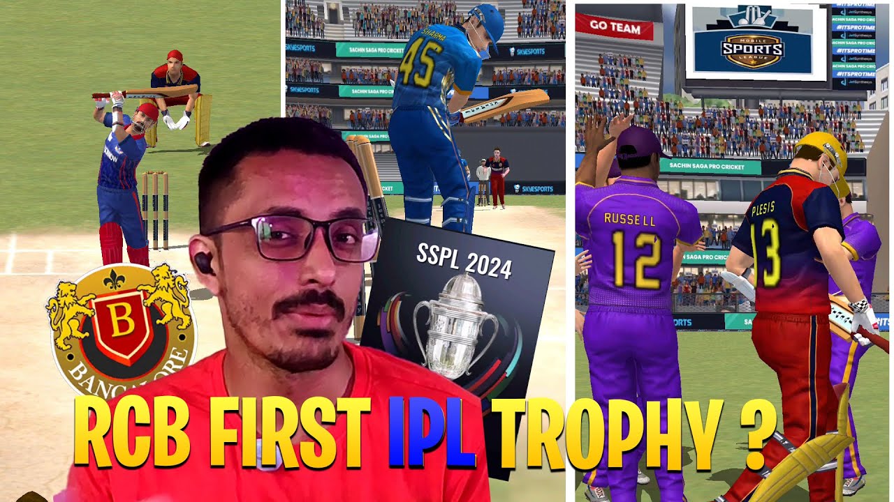 Can RCB win first IPL trophy SSPL 2024 Sachin Saga Cricket Champions Ep1 Royal Challengers Bangalore