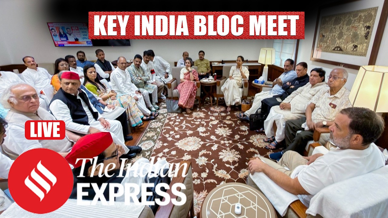 INDIA Bloc Meet In Delhi On CEC Row