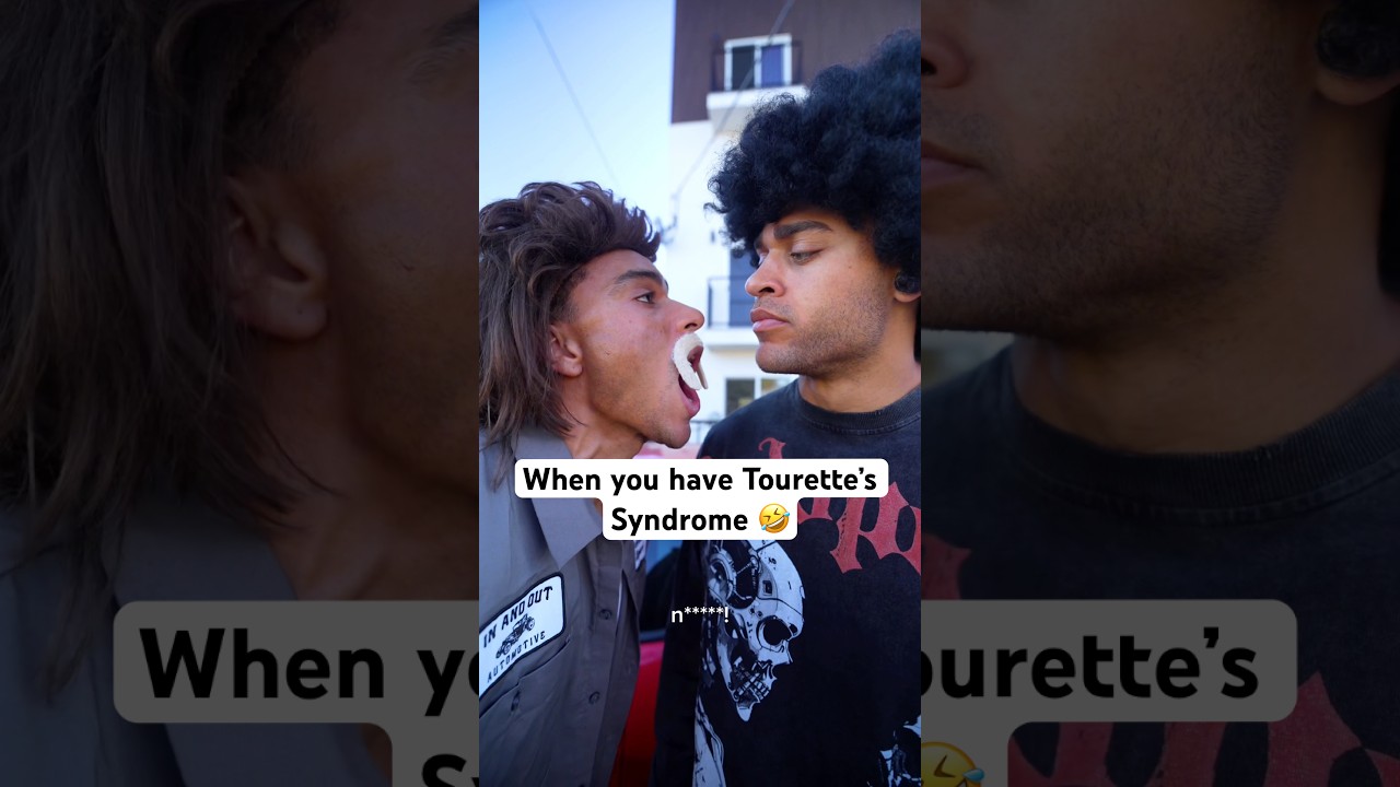 When you have Tourette&rsquo;s Syndrome 😳🤣 #comedyshorts #sketchcomedy #snl