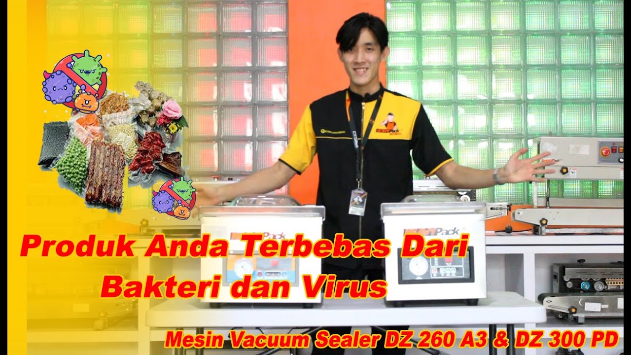 DZ260 A3 DAN DZ300 PD MESIN PENGEMAS VACUUM PENYEDOT UDARA DALAM KEMASAN PRODUK MAKANAN, DAN SAYURAN