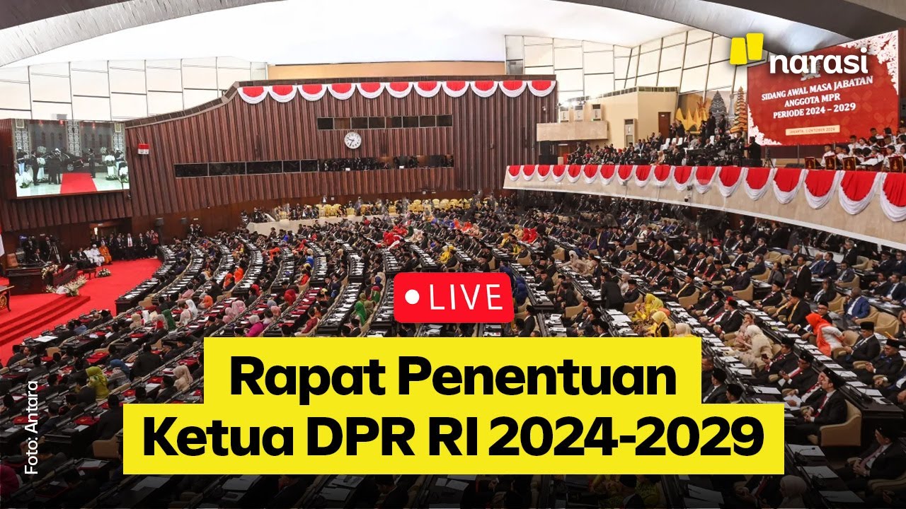 [LIVE] Rapat Penentuan Ketua DPR RI 2024-2029 | Live Connect