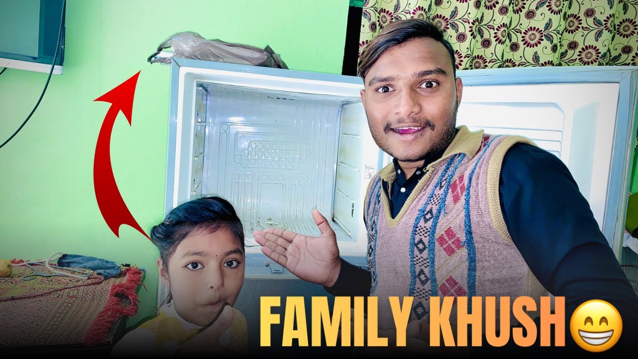 New Freezer Ka Surprise Family Ko Diya! 🥶😂