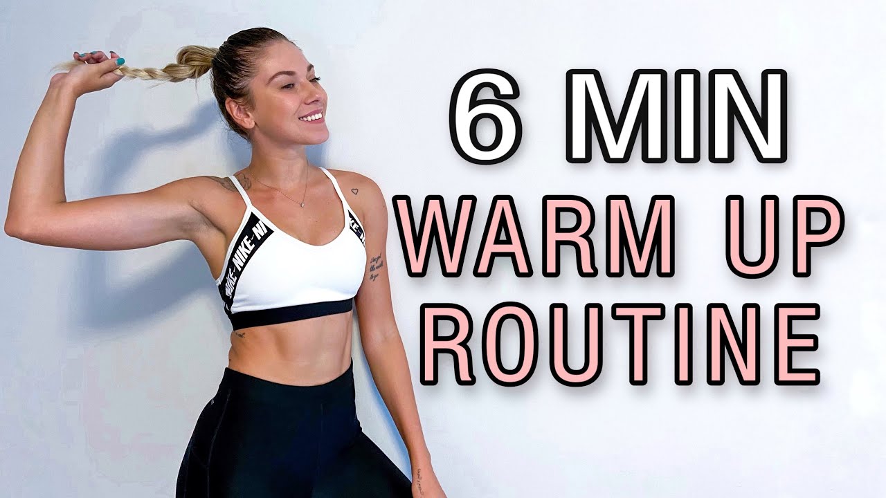 6 MIN WARM UP ROUTINE | Antrenament de incalzire inainte de efort | Izabela Pires