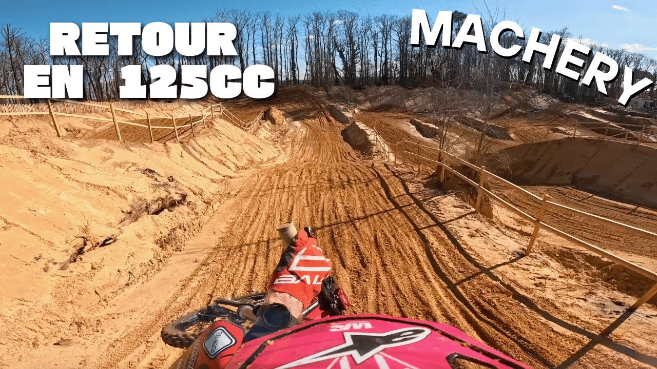JE REPRENDS MA 125CC SUR UNE PISTE BIJOUX ! 😍🔥