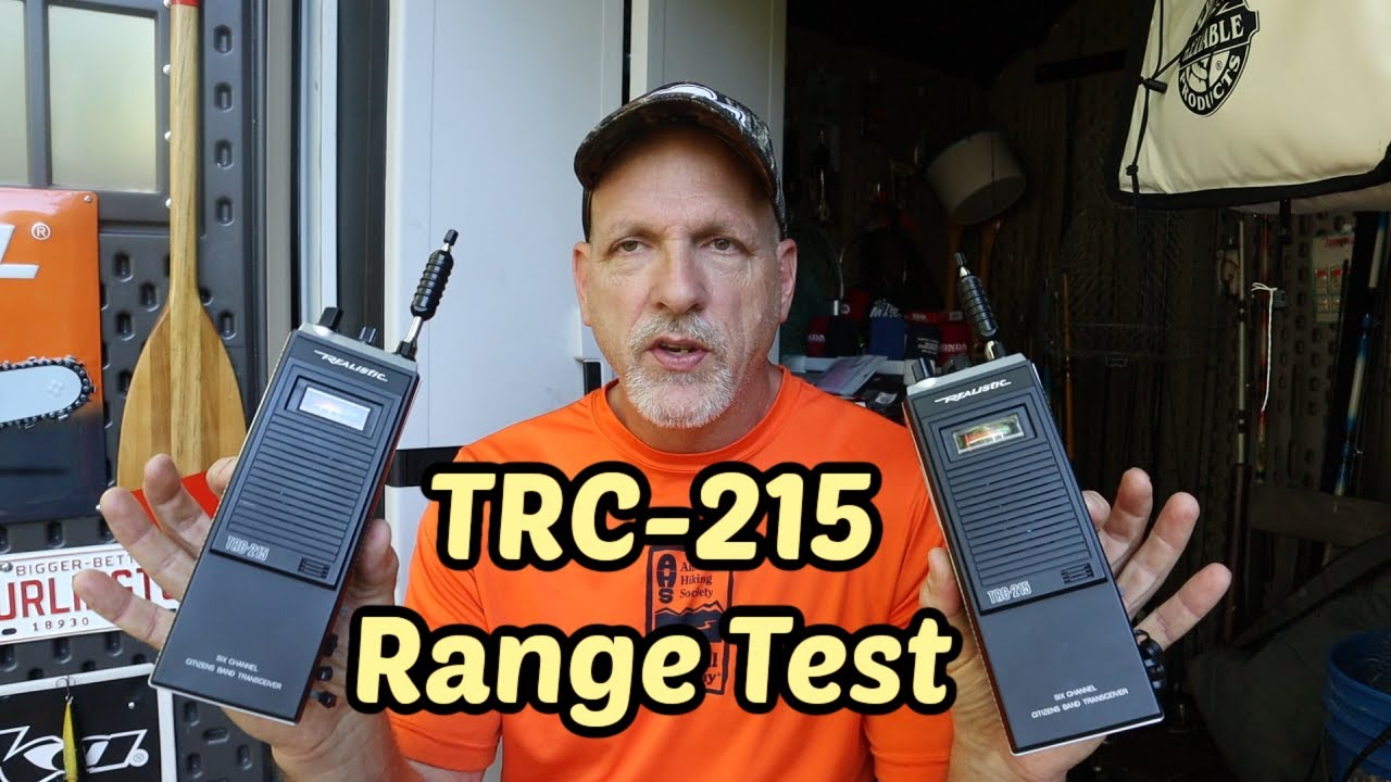 Realistic Trc 215 Cb Radio Walkie Talkie Range Test - Stranger Things