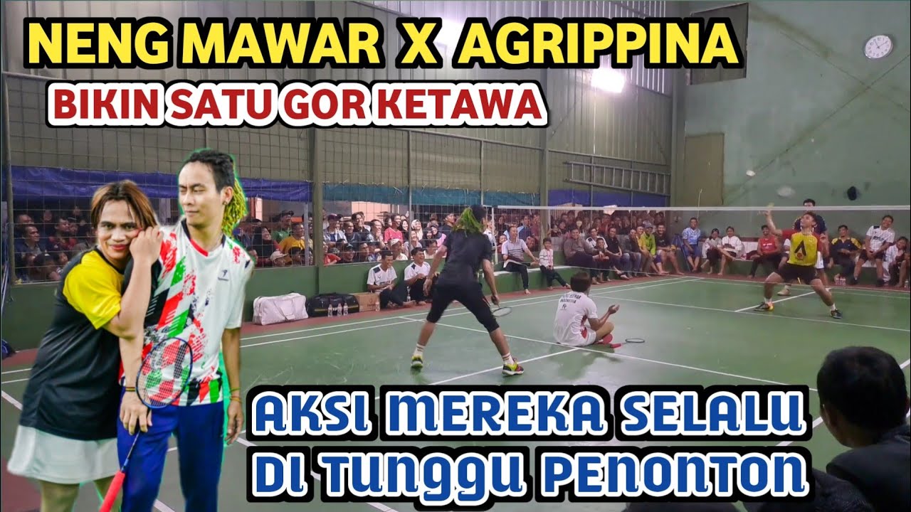 FULL TRICK‼️NENG MAWAR X AGRIPPINA KEWALAHAN LAWAN PEMAIN TARKAM BOGOR