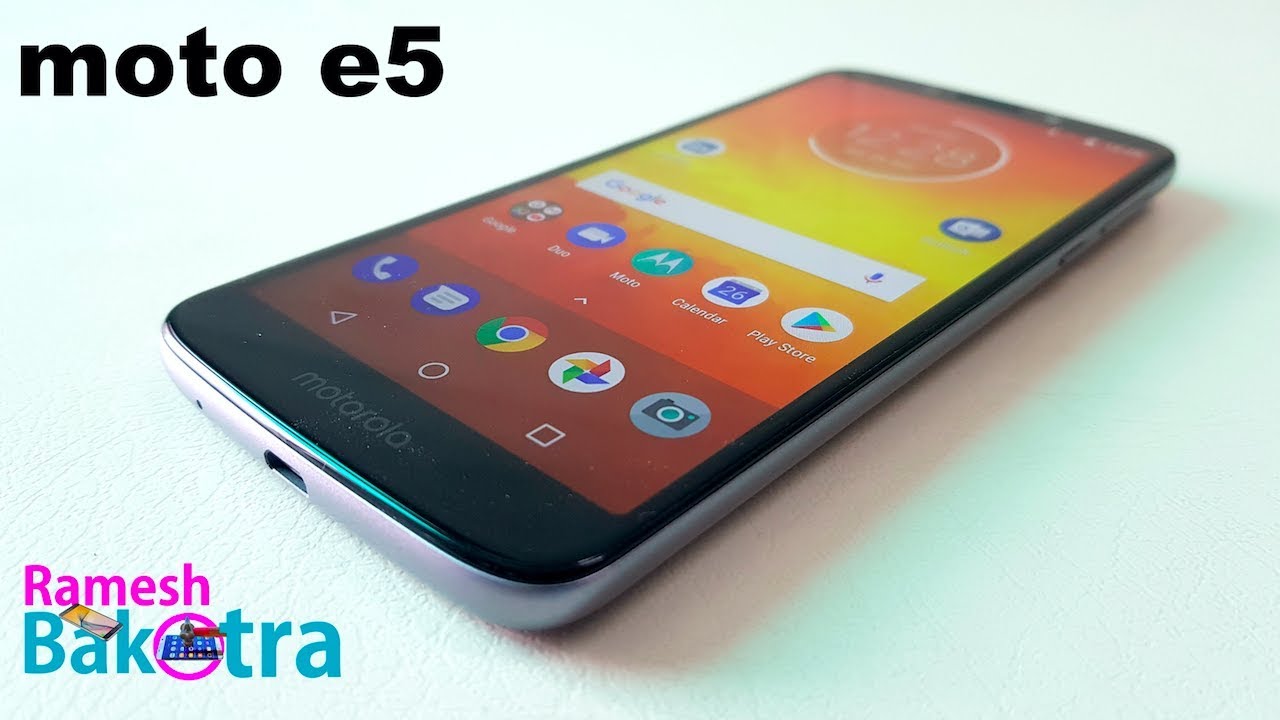 Motorola Moto e5 Full Review and Unboxing