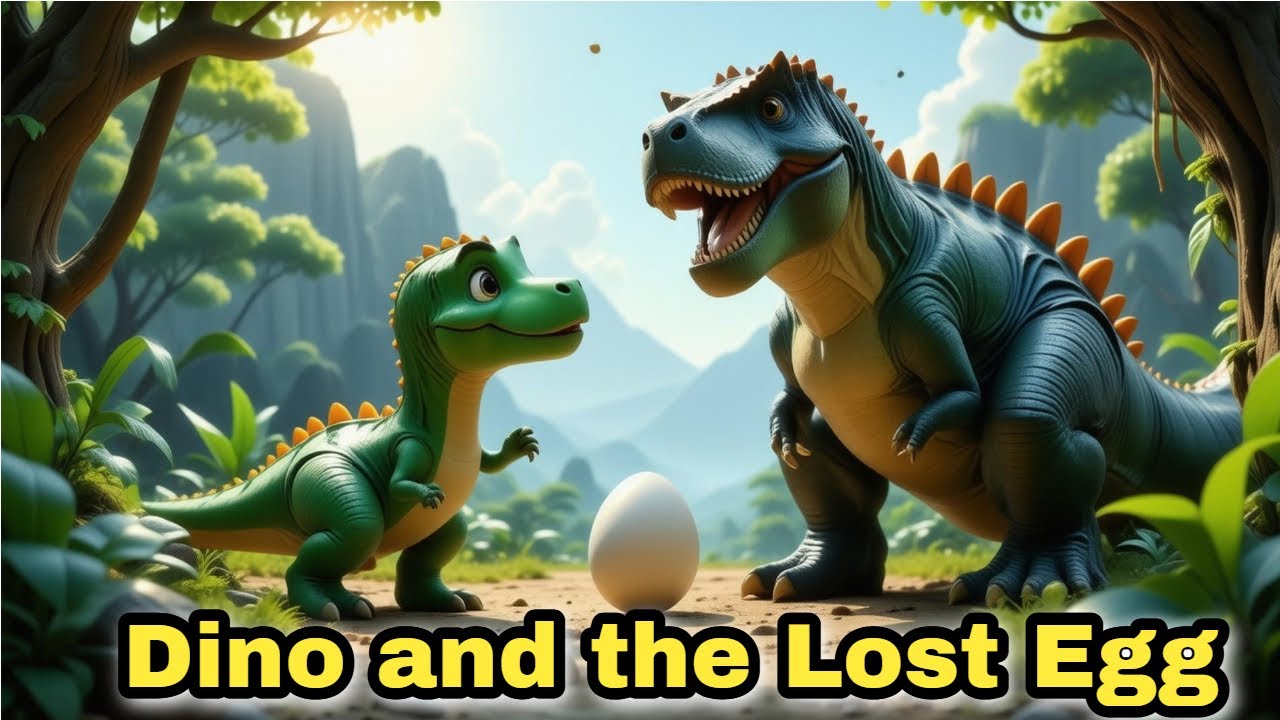 Dino and the Lost Egg 🦕✨ | A Fun Dinosaur Bedtime Story for Kids