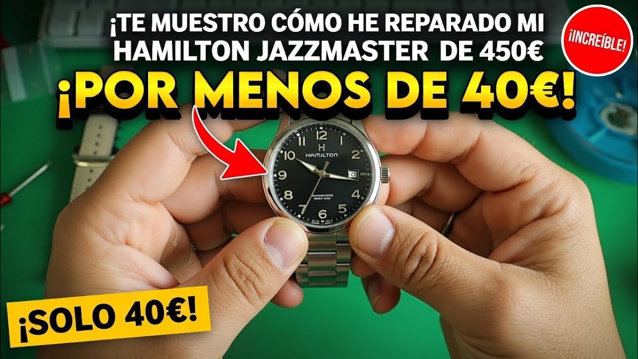 Te muestro como he REPARADO mi Hamilton Jazzmaster con solo 40€!