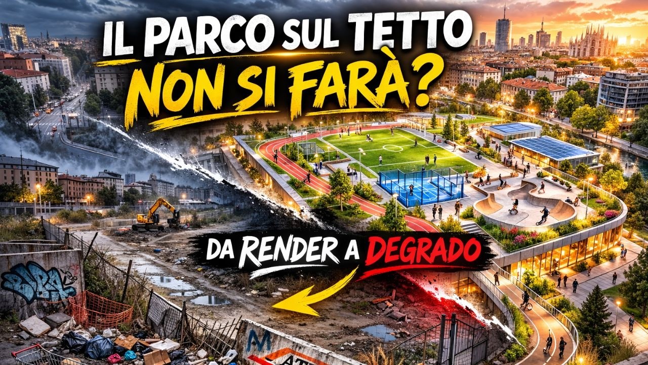 Il parco sul tetto che non vedremo mai? Il sogno green di Milano finito nel degrado
